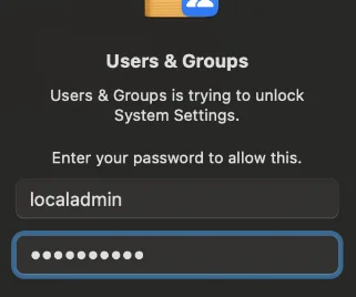 Inception - How to Add a New User to a Mac Device