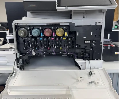 Inception - Replacing the Waste Toner Bottle on your printer