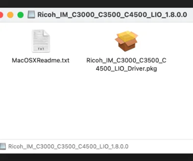 Inception - Installing a Ricoh Driver to MacOS