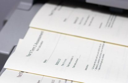 paper leaving printer